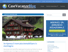 Tablet Screenshot of casevacanzeblog.it